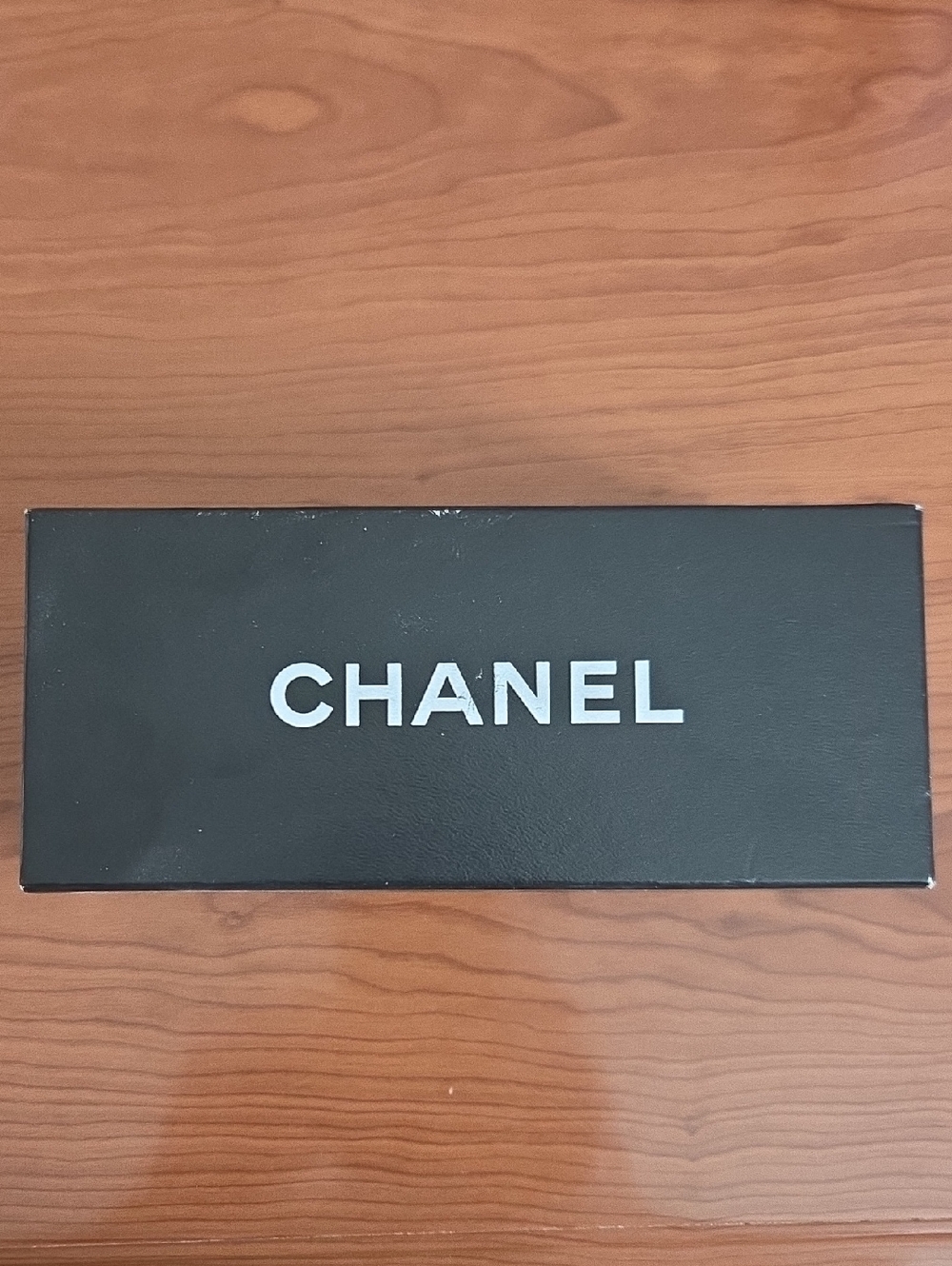 CHANEL Black Box with White Logo